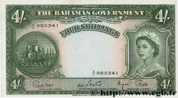 4 Shillings BAHAMAS  1963 P.13d SPL