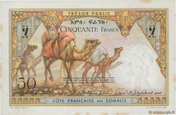 50 Francs DJIBOUTI  1952 P.25 SPL