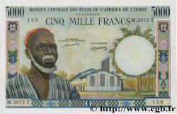 5000 Francs WEST AFRIKANISCHE STAATEN  1977 P.804Tm fST