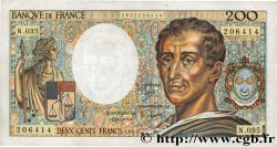 200 Francs MONTESQUIEU Fauté FRANCIA  1985 F.70.05 BB