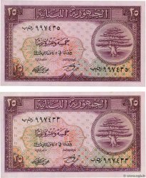 25 Piastres Lot LIBANO  1948 P.042 SC+