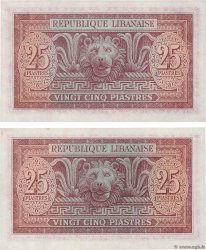 25 Piastres Lot LIBAN  1948 P.042 pr.NEUF