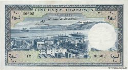 100 Livres LEBANON  1952 P.060 XF-