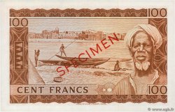 100 Francs Spécimen MALI  1960 P.07s q.FDC