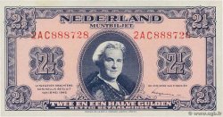 2,5 Gulden NETHERLANDS  1945 P.071 UNC-