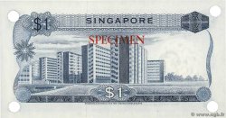 1 Dollar Spécimen SINGAPUR  1967 P.01s FDC