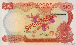 10 Dollars Spécimen SINGAPORE  1967 P.03s UNC