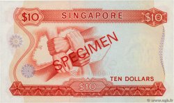 10 Dollars Spécimen SINGAPUR  1967 P.03s FDC