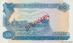 50 Dollars Spécimen SINGAPORE  1967 P.05s FDC