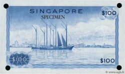 100 Dollars Spécimen SINGAPORE  1967 P.06s q.FDC