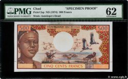 500 Francs Épreuve TCHAD  1973 P.02a