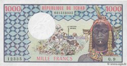 1000 Francs CHAD  1978 P.03b FDC