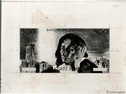 500 Francs PASCAL Photo FRANCE  1968 F.71.00p