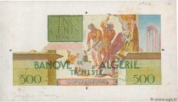 500 Francs Épreuve TUNESIEN  1947 P.25varE VZ