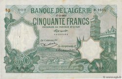 50 Francs ALGÉRIE  1937 P.080a