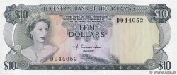 10 Dollars BAHAMAS  1974 P.38a