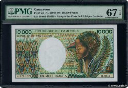 10000 Francs CAMEROON  1990 P.23
