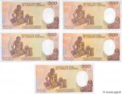 500 Francs Lot CAMERúN  1988 P.24a/b SC+