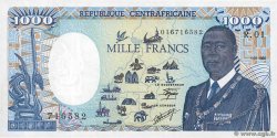 1000 Francs ZENTRALAFRIKANISCHE REPUBLIK  1985 P.15 fST+