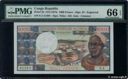 1000 Francs CONGO  1974 P.03b UNC