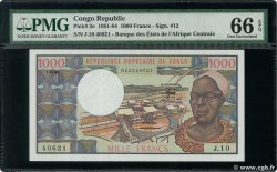 1000 Francs CONGO  1983 P.03e FDC