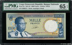 1000 Francs DEMOKRATISCHE REPUBLIK KONGO  1961 P.008a ST
