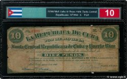 10 Pesos KUBA  1976 P.063 fSGE