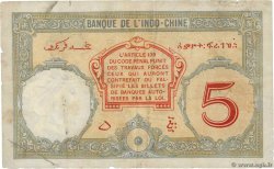 5 Francs DJIBOUTI  1943 P.11 B+