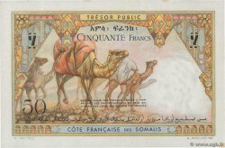 50 Francs DJIBOUTI  1952 P.25 UNC-
