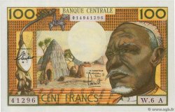 100 Francs EQUATORIAL AFRICAN STATES (FRENCH)  1963 P.03a AU+