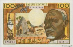 100 Francs EQUATORIAL AFRICAN STATES (FRENCH)  1963 P.03c AU+