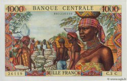 1000 Francs EQUATORIAL AFRICAN STATES (FRENCH)  1963 P.05c AU+