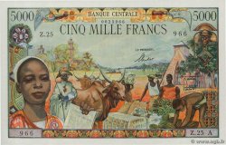 5000 Francs EQUATORIAL AFRICAN STATES (FRENCH)  1963 P.06a fST+