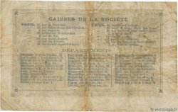 2 Franc Société Générale FRANCE Regionalismus und verschiedenen Paris 1871 JER.75.02B S