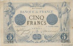 5 Francs NOIR FRANCE  1872 F.01.02 TTB