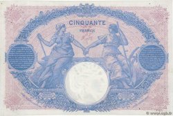 50 Francs BLEU ET ROSE FRANCE  1915 F.14.28 TTB+