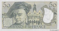 50 Francs QUENTIN DE LA TOUR Fauté FRANCIA  1992 F.67.18 MBC