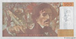 100 Francs DELACROIX 442-1 & 442-2 FRANCE  1994 F.69ter.01a AU-