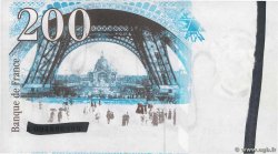 200 Francs EIFFEL Sans couleurs Fauté FRANCE  1995 F.75f5.01 AU