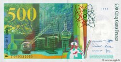 500 Francs PIERRE ET MARIE CURIE Commémoratif FRANCE  1994 F.76.01 pr.NEUF
