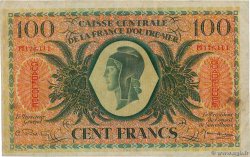 100 Francs Marianne Type anglais GUADELOUPE  1944 P.29a TB