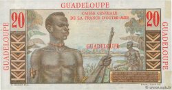 20 Francs Émile Gentil GUADELOUPE  1946 P.33 XF+