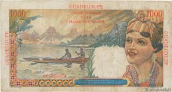 1000 Francs Union Française GUADELOUPE  1946 P.37a BC