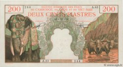 200 Piastres - 200 Dong INDOCHINE FRANÇAISE  1953 P.109 SUP+