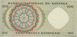100 Francs KATANGA  1962 P.12a FDC