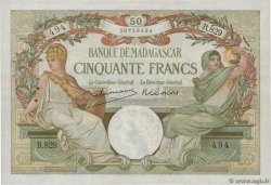 50 Francs MADAGASCAR  1948 P.038 VF+
