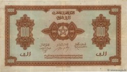 1000 Francs MARUECOS  1943 P.28 MBC