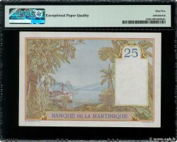 25 Francs MARTINIQUE  1938 P.12 fST