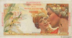 1000 Francs Union Française MARTINIQUE  1946 P.33 BC