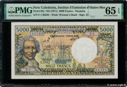 5000 Francs NOUVELLE CALÉDONIE Nouméa 1971 P.65a FDC